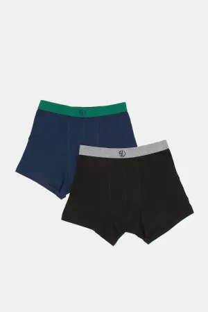 Men Navy And Black Hipster Set (Pack Of 2)
