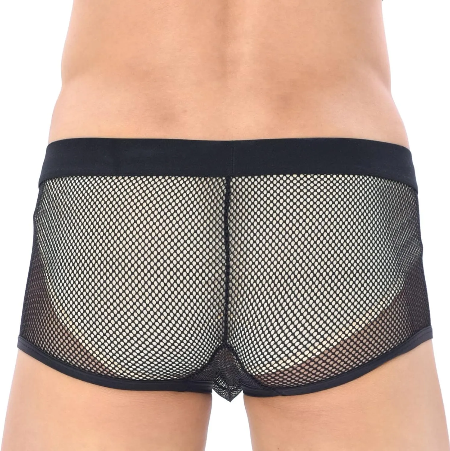 Men Underwear Boxer Brief Breathable High Waisted Sexy Cotton Boxer Briefs Comfortable Soft Stretch Pouch Boxer Briefs