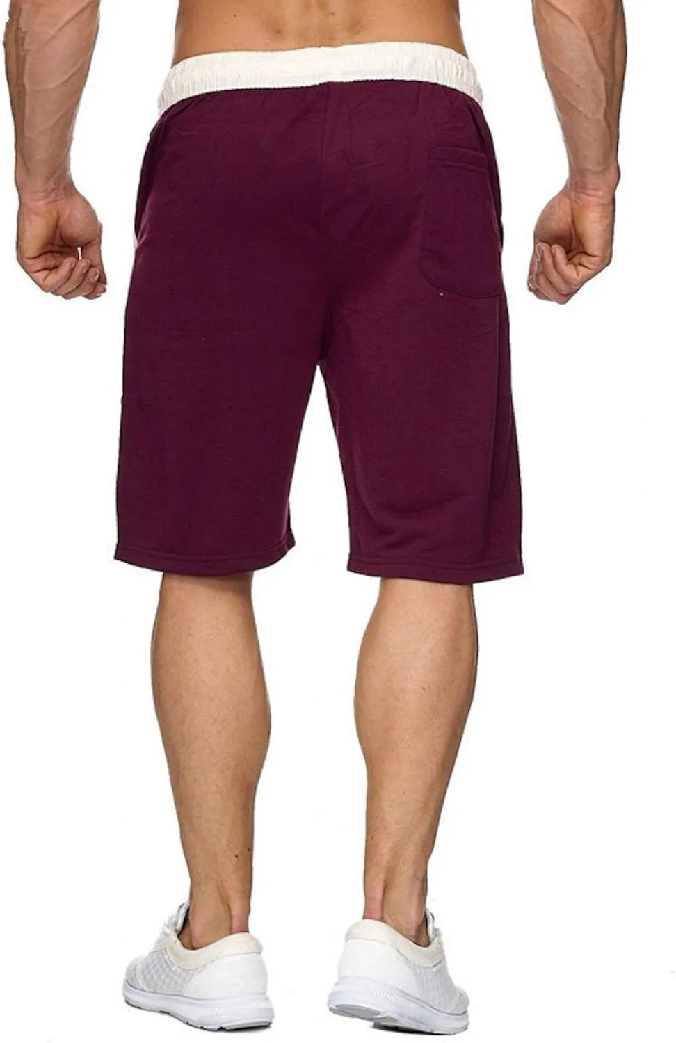 Men Workout Gym Running Shorts Training with Inner Compression Quick Dry