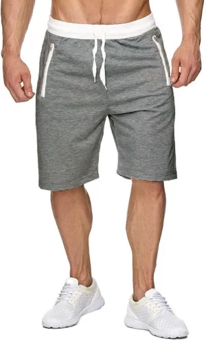Men Workout Gym Running Shorts Training with Inner Compression Quick Dry