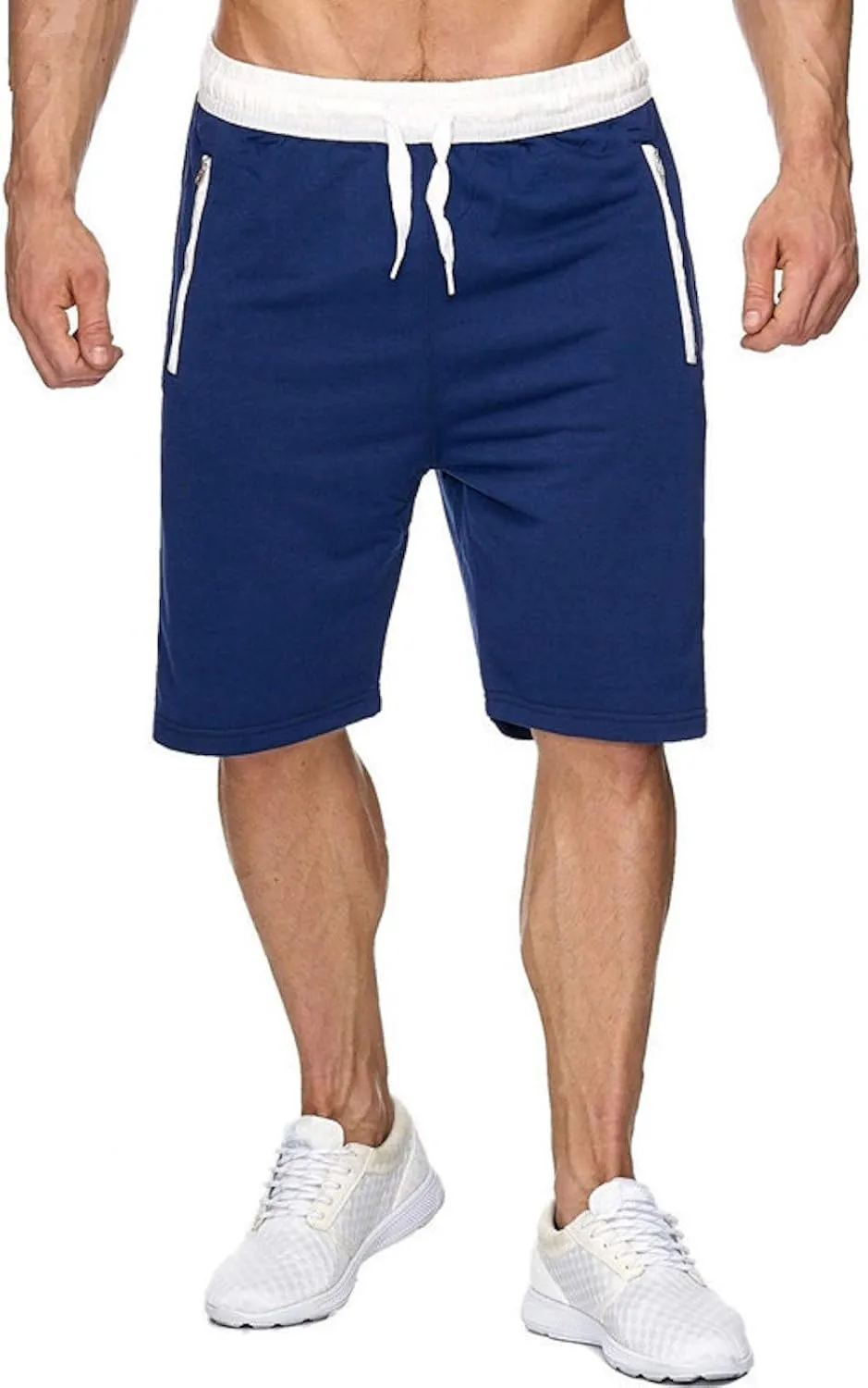 Men Workout Gym Running Shorts Training with Inner Compression Quick Dry
