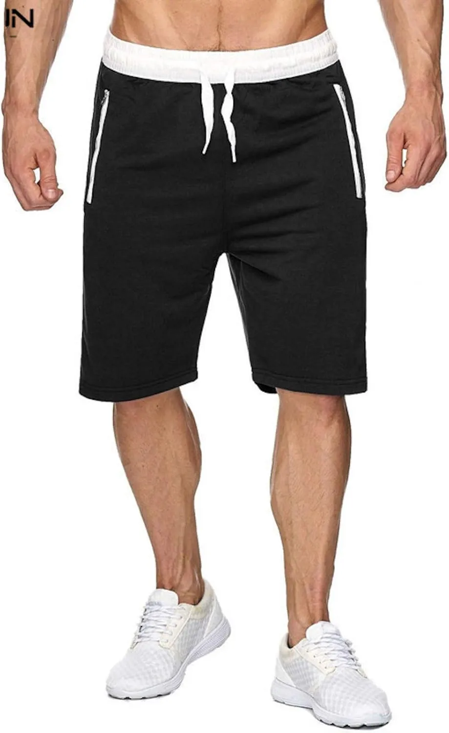 Men Workout Gym Running Shorts Training with Inner Compression Quick Dry