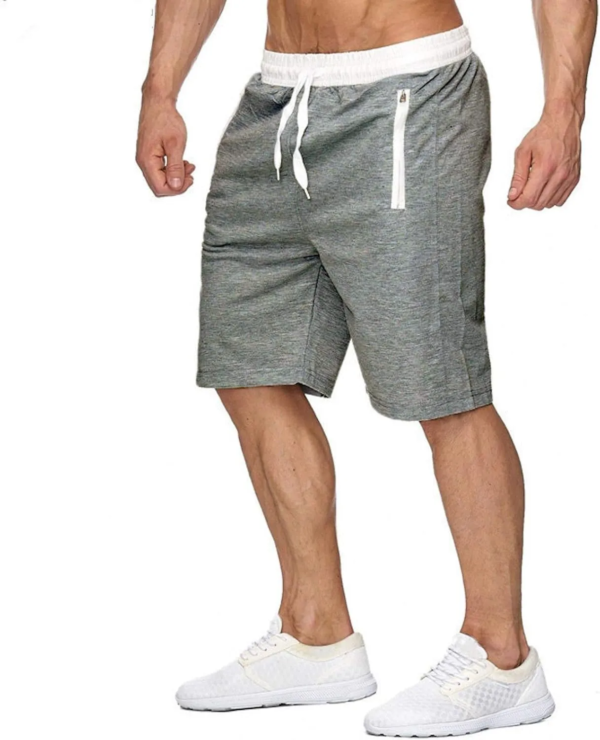Men Workout Gym Running Shorts Training with Inner Compression Quick Dry