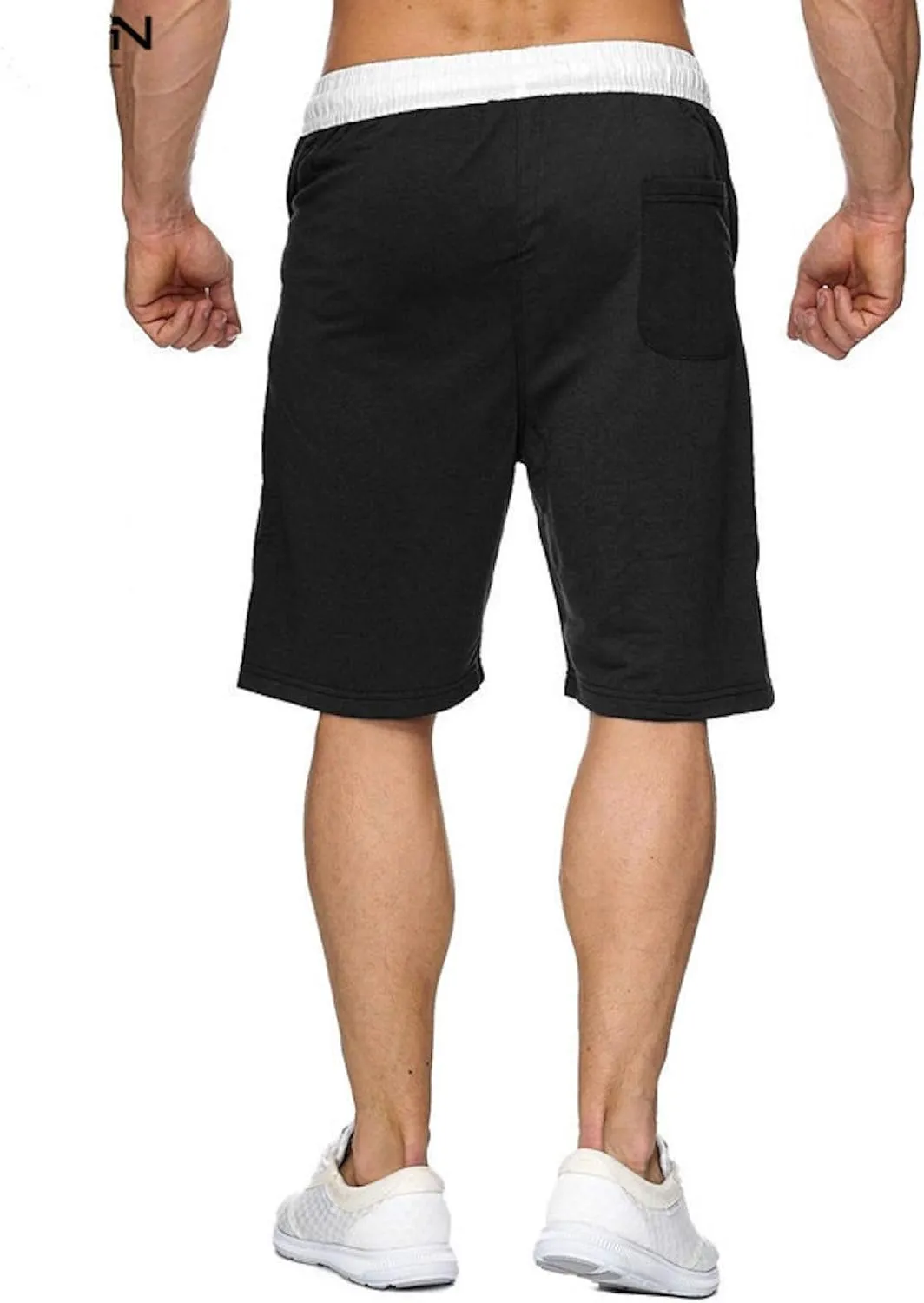Men Workout Gym Running Shorts Training with Inner Compression Quick Dry