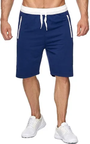 Men Workout Gym Running Shorts Training with Inner Compression Quick Dry