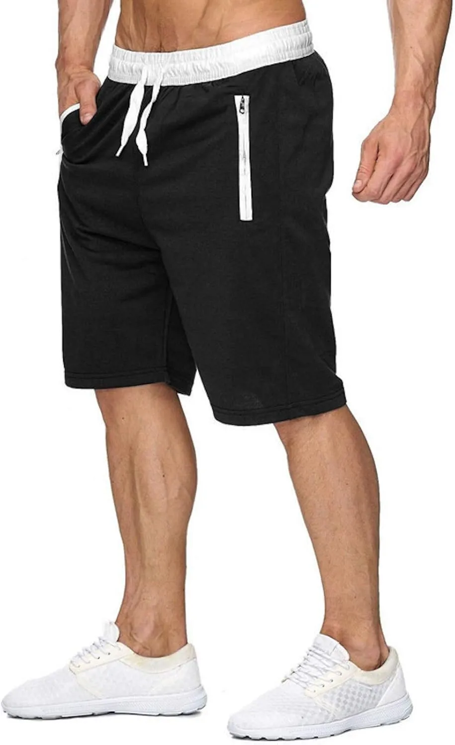 Men Workout Gym Running Shorts Training with Inner Compression Quick Dry
