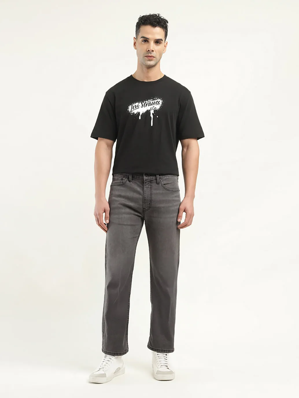 Men's 513 Slim Straight Fit Grey Jeans