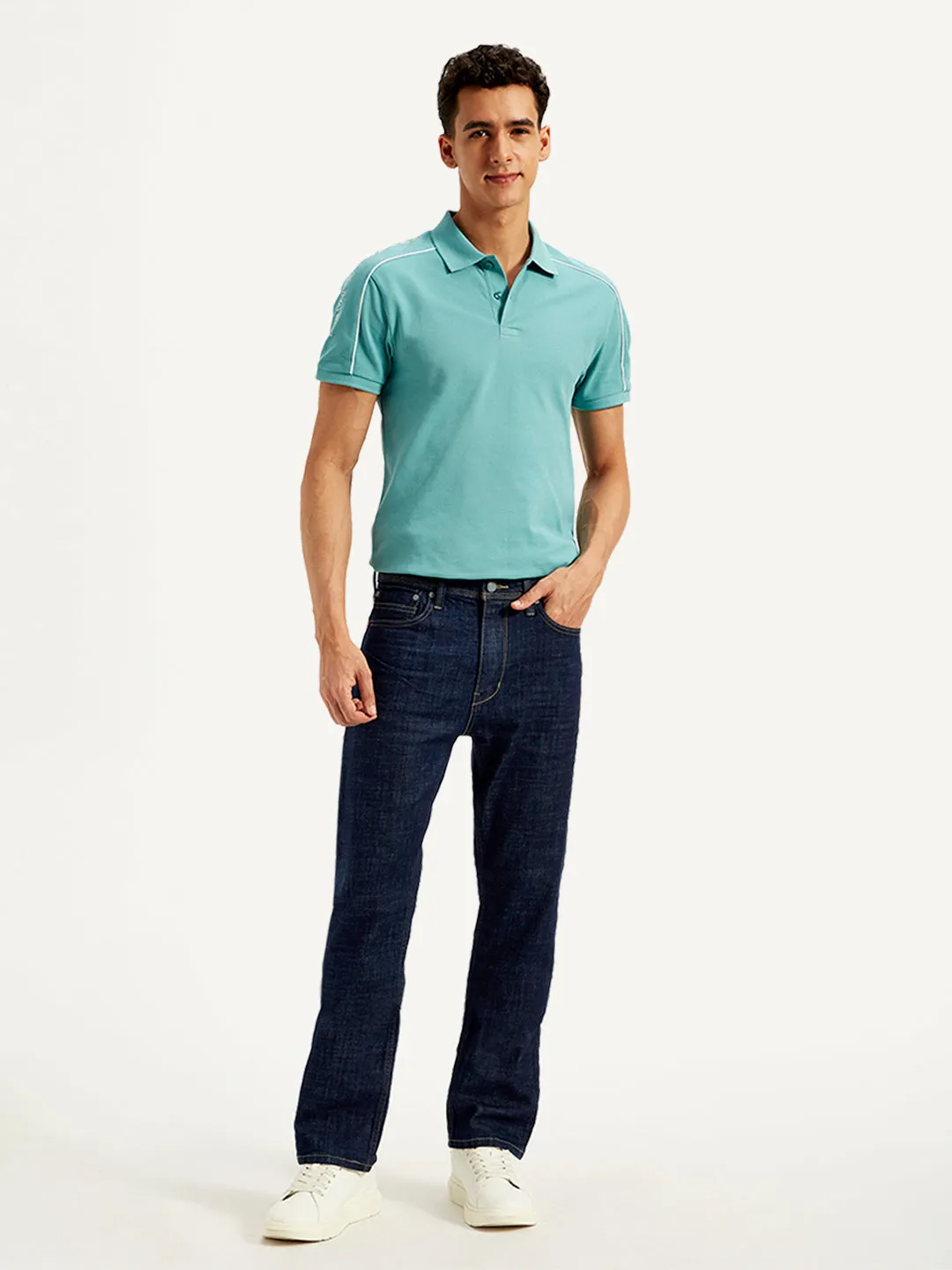 Men's 513 Slim Straight Fit Navy Jeans