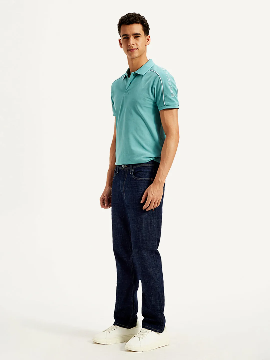 Men's 513 Slim Straight Fit Navy Jeans
