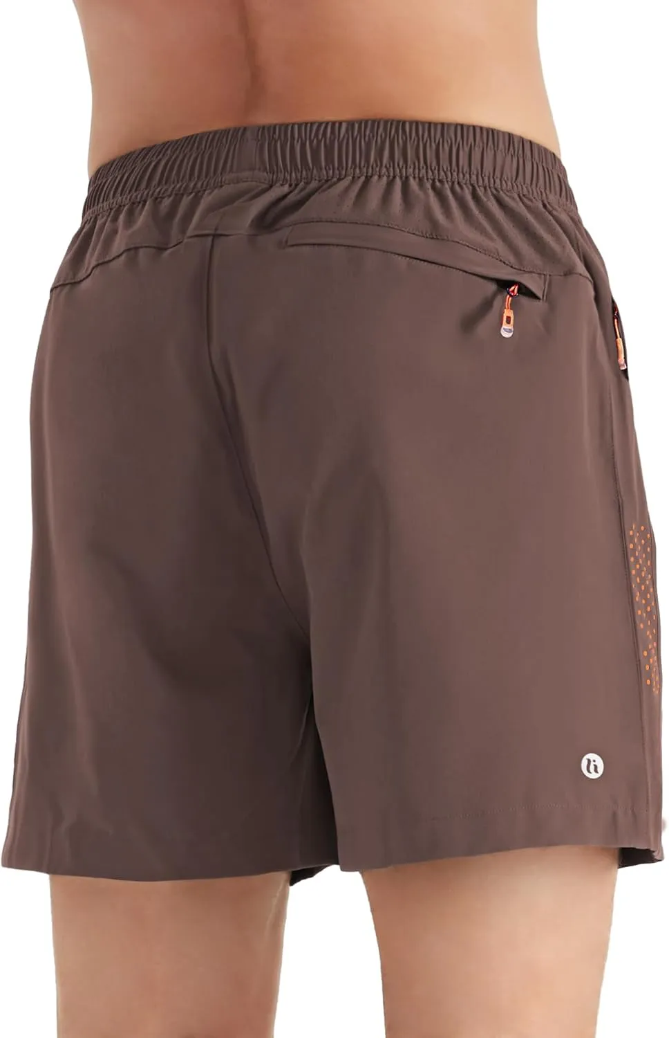 Mens Athletic Shorts -Running, Tennis Gym Workout Shorts for Men 5"/7"/9"- Comfort, Lightweight, 3 Zippered Pockets
