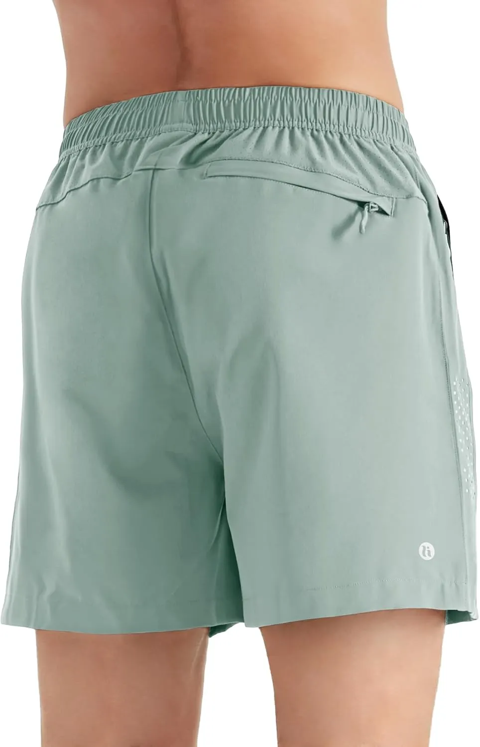 Mens Athletic Shorts -Running, Tennis Gym Workout Shorts for Men 5"/7"/9"- Comfort, Lightweight, 3 Zippered Pockets