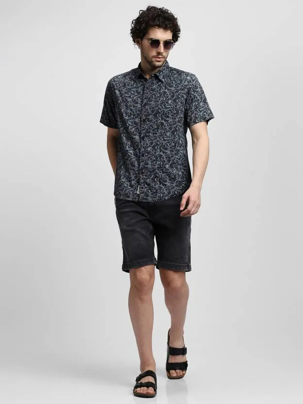 Men's Black Casual Shirts