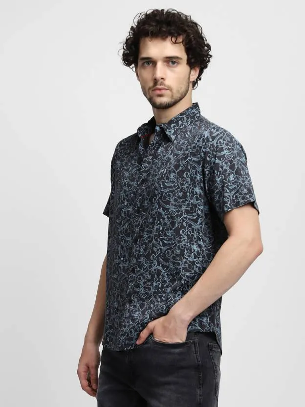 Men's Black Casual Shirts