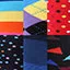 Men's Bold Designer Dress Socks 6 Pack