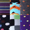 Men's Bold Designer Dress Socks 6 Pack