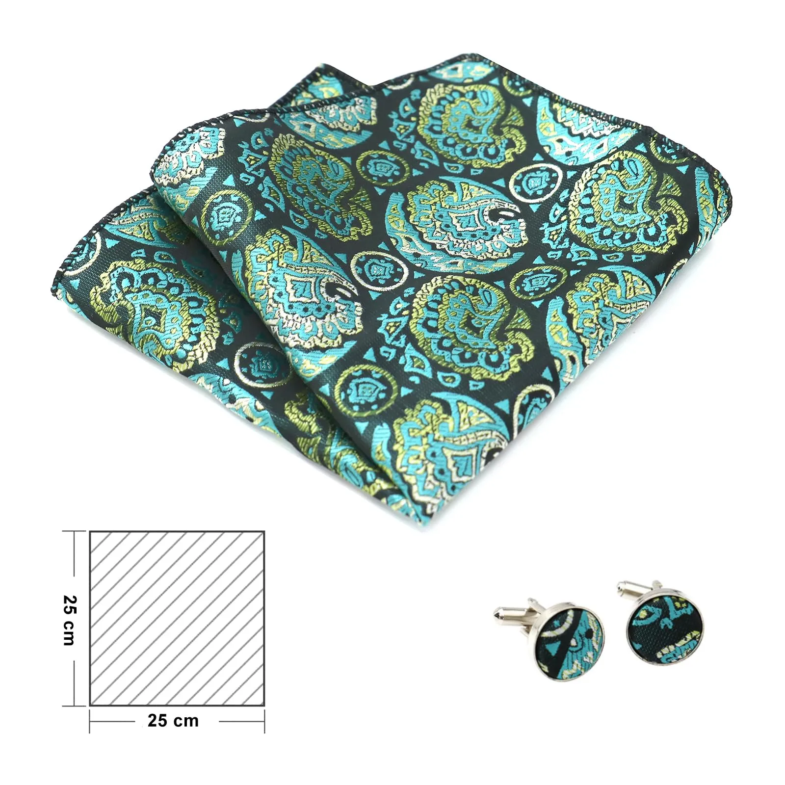Men's Bow Tie Sets, Mens Ties Set/Bowties Set with Pocket Square and Cufflinks for Wedding Party Business