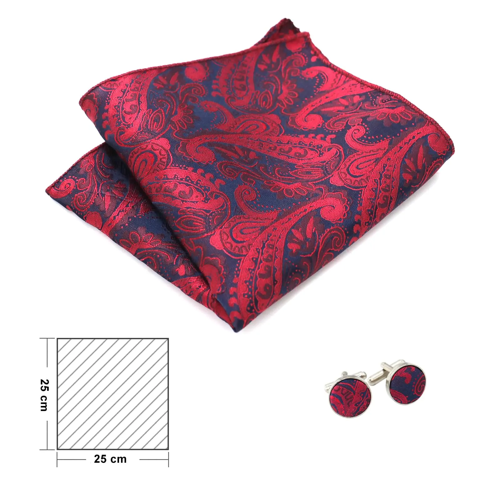 Men's Bow Tie Sets, Mens Ties Set/Bowties Set with Pocket Square and Cufflinks for Wedding Party Business