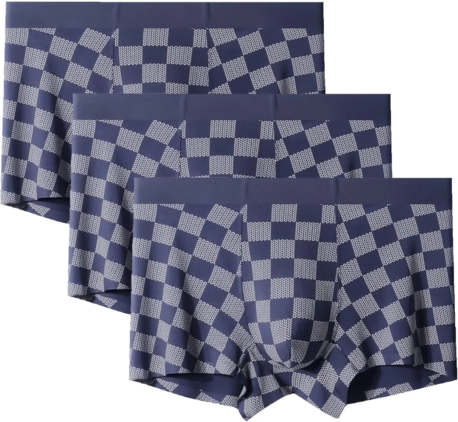 Men'S Boxer Briefs 5 Pack Breathable Comfortable Sport Underwear Moisture-Wicking Stretch Cotton Bikini Lingerie