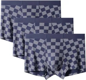 Men'S Boxer Briefs 5 Pack Breathable Comfortable Sport Underwear Moisture-Wicking Stretch Cotton Bikini Lingerie