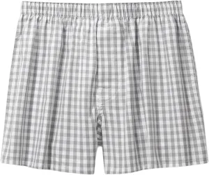 Mens Boxer Briefs Underwear High Waisted Breathable Cotton Sexy Underwear Stretch Comfortable Trunks with Elastic Waistband
