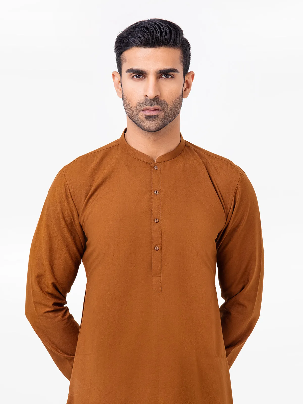 Men's Brown Kurta Pajama - EMTKPT23-002