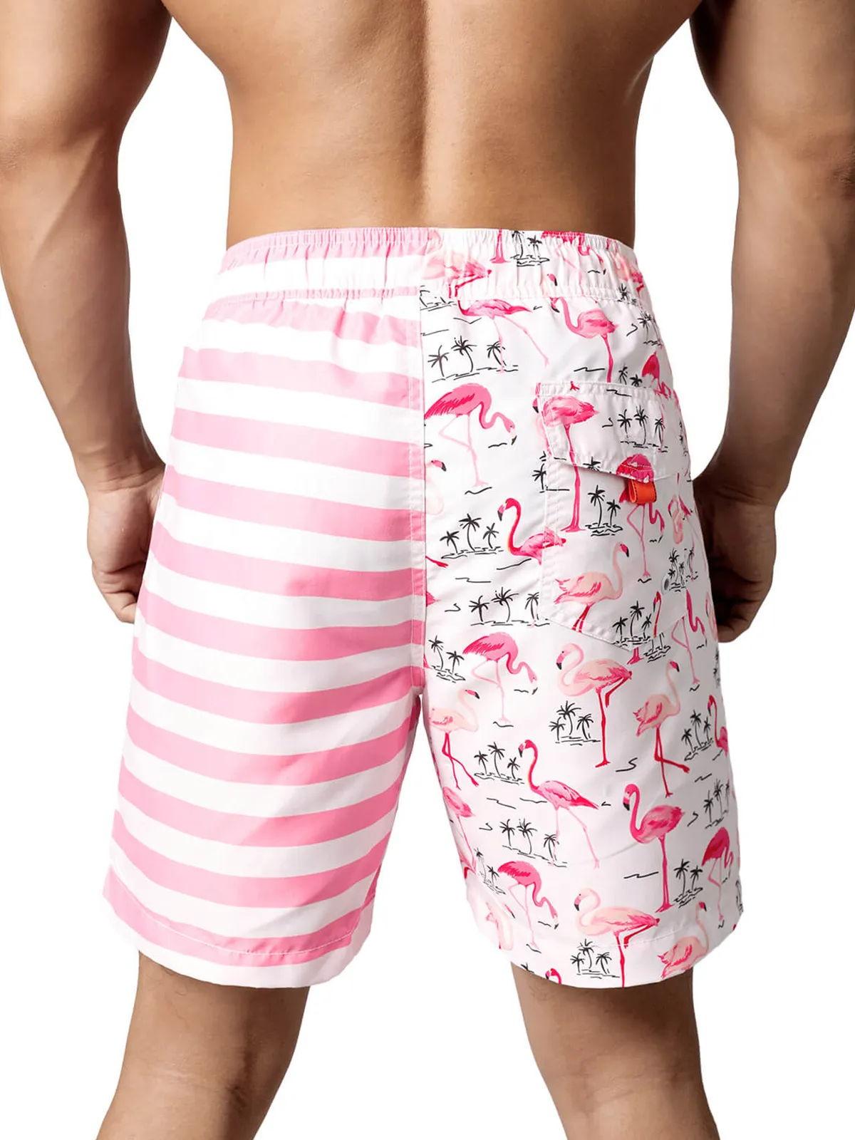 Men's Casual Funny Print Quick Dry Beach Swimming Trunks
