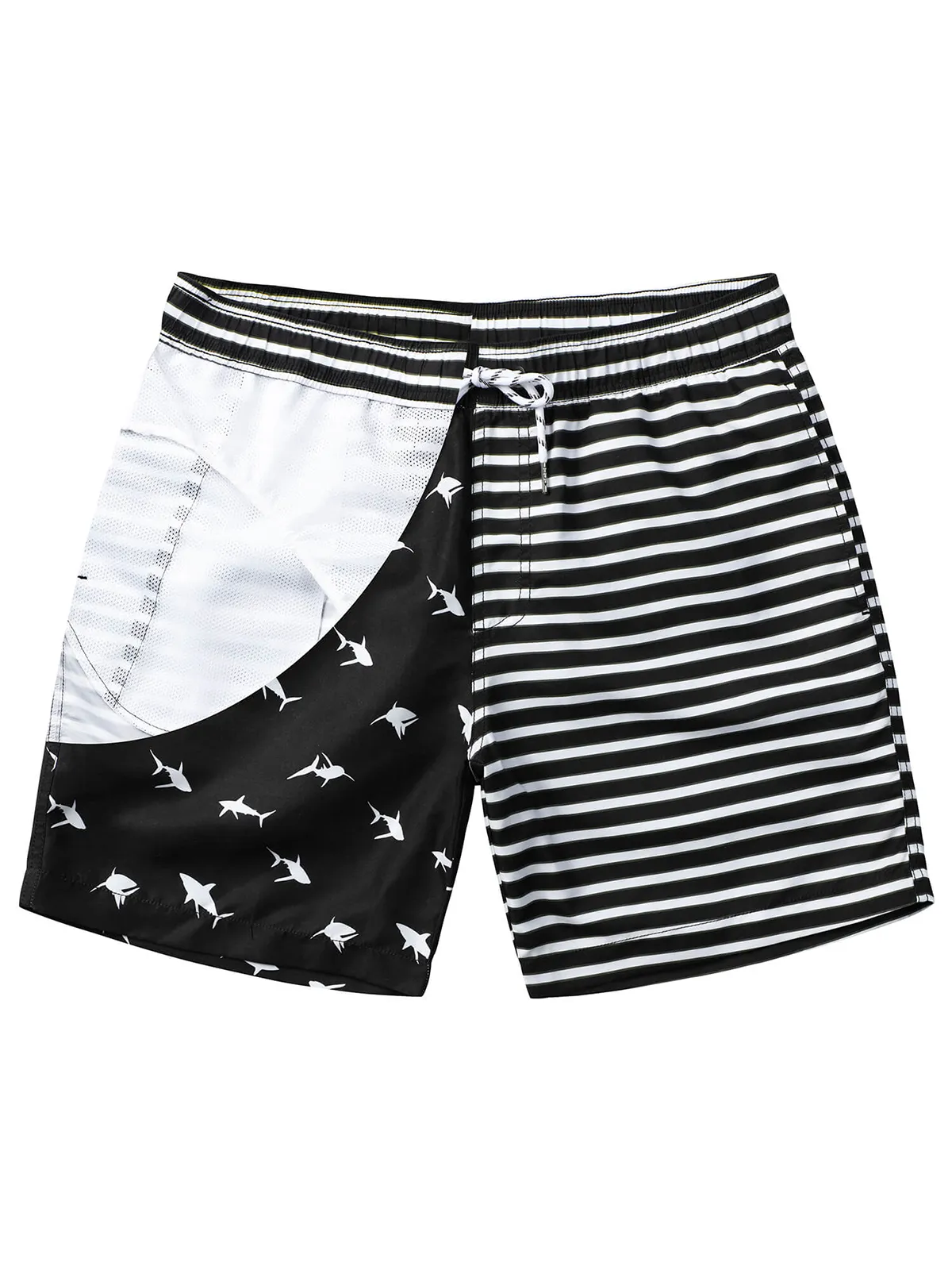 Men's Casual Funny Print Quick Dry Beach Swimming Trunks
