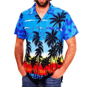 Men's Casual Short Sleeved Printed Shirt