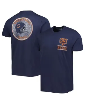 Men's Chicago Bears Open Field Franklin '47 Brand Navy T-Shirt