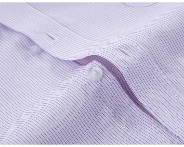 Men's Classic Long Sleeve Solid/striped Basic Dress Shirts