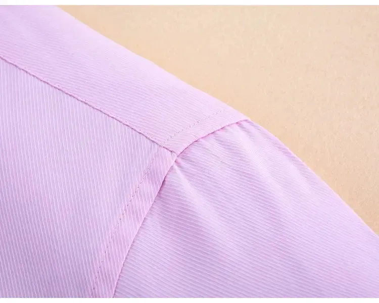 Men's Classic Long Sleeve Solid/striped Basic Dress Shirts