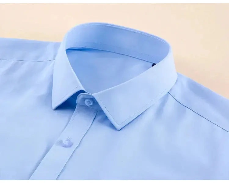 Men's Classic Long Sleeve Solid/striped Basic Dress Shirts