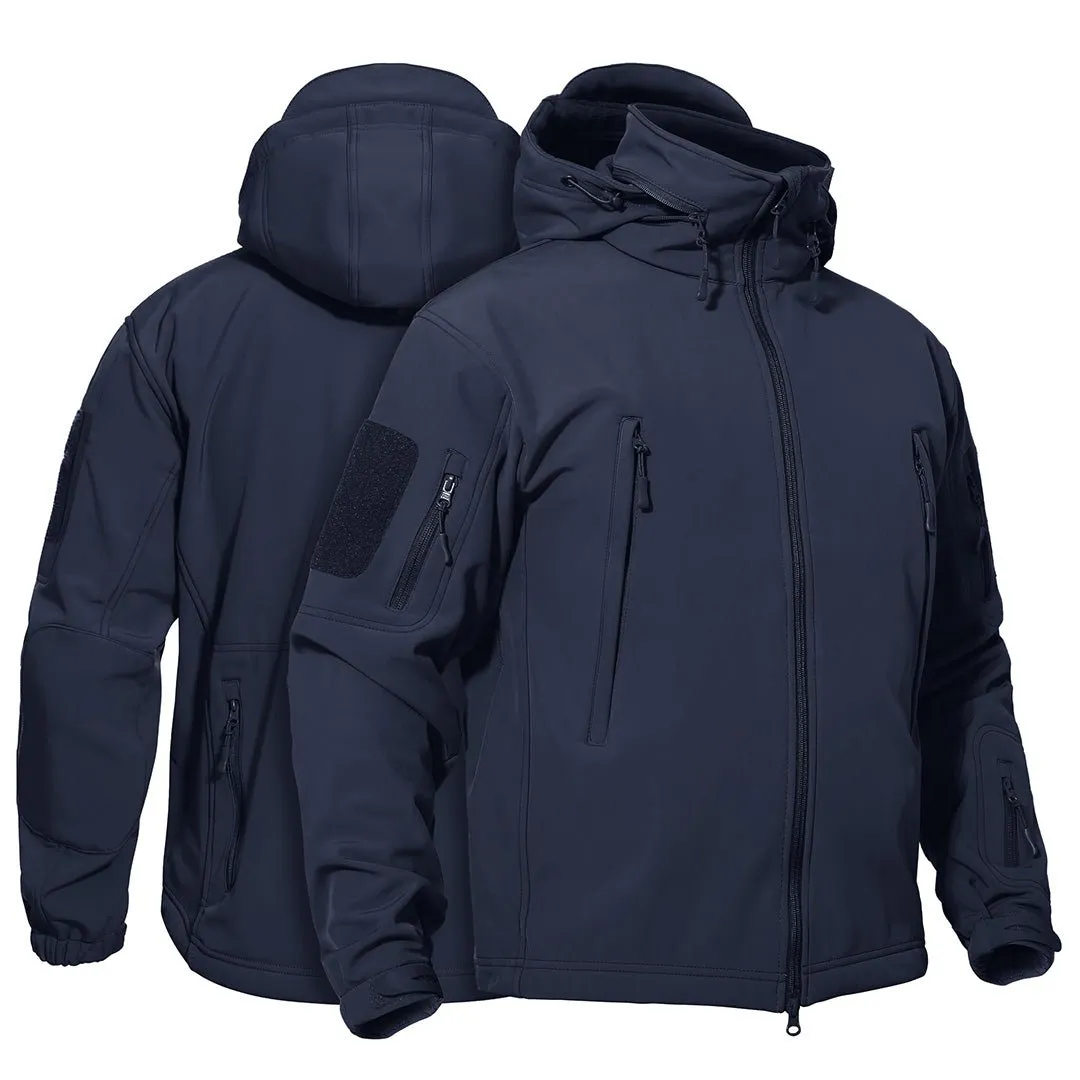 Men's Combat Airsoft Softshell Fleece Army Coat