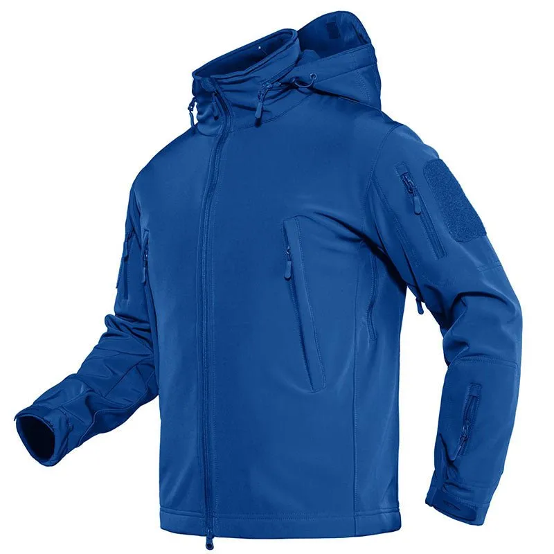 Men's Combat Airsoft Softshell Fleece Army Coat