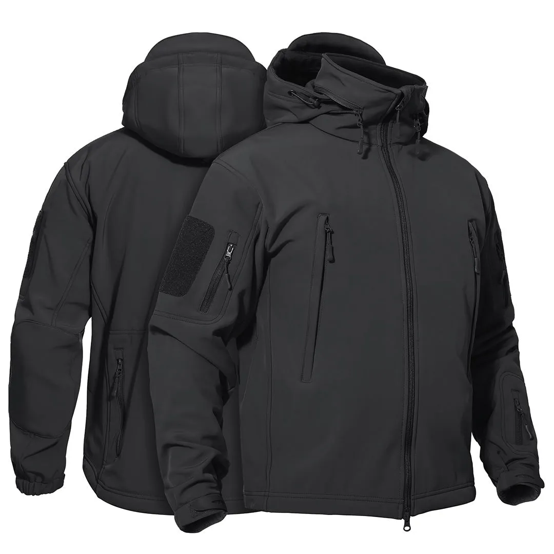 Men's Combat Airsoft Softshell Fleece Army Coat