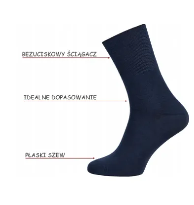 Men's Compression Free Crew Socks | HAL-163