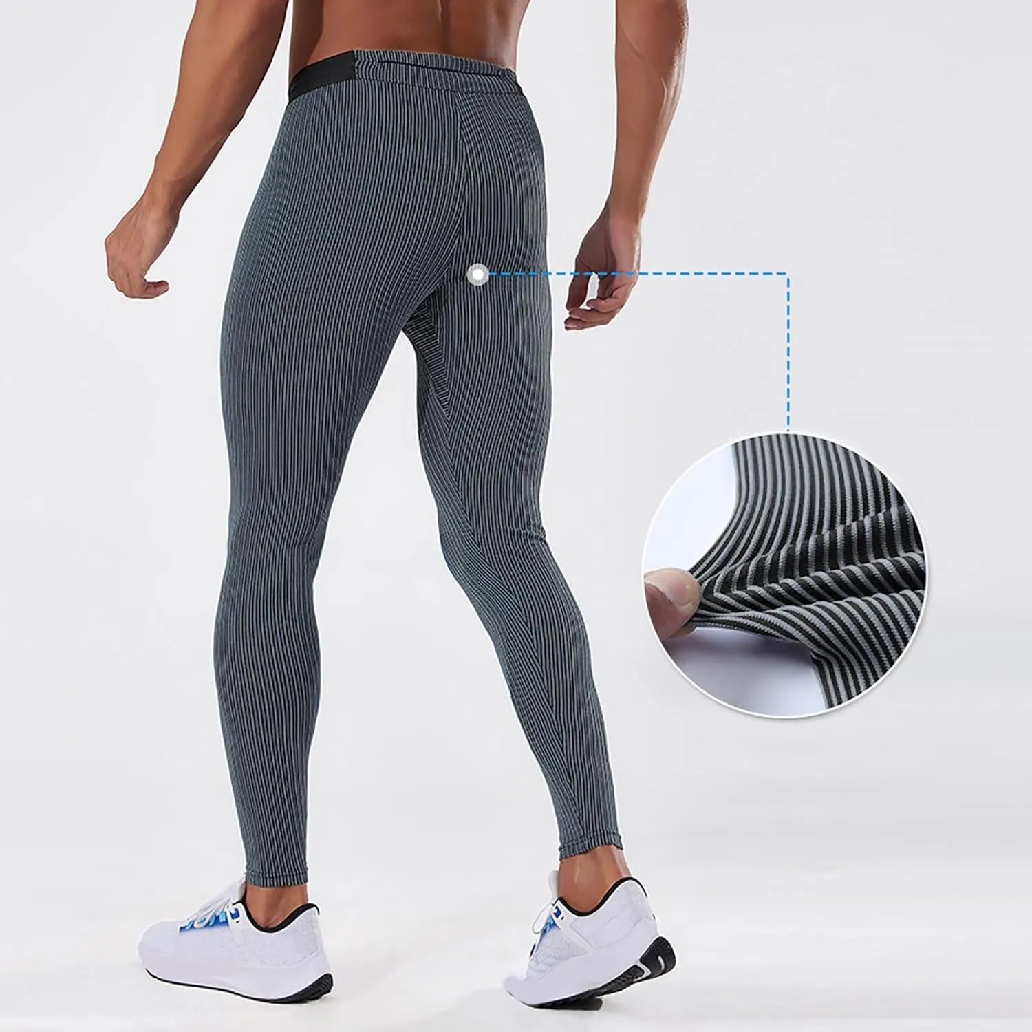 Men's Compression Pants Athletic Tight,Leggings Base Layer Bottoms for Running Workout Sports Basketball with Pocket