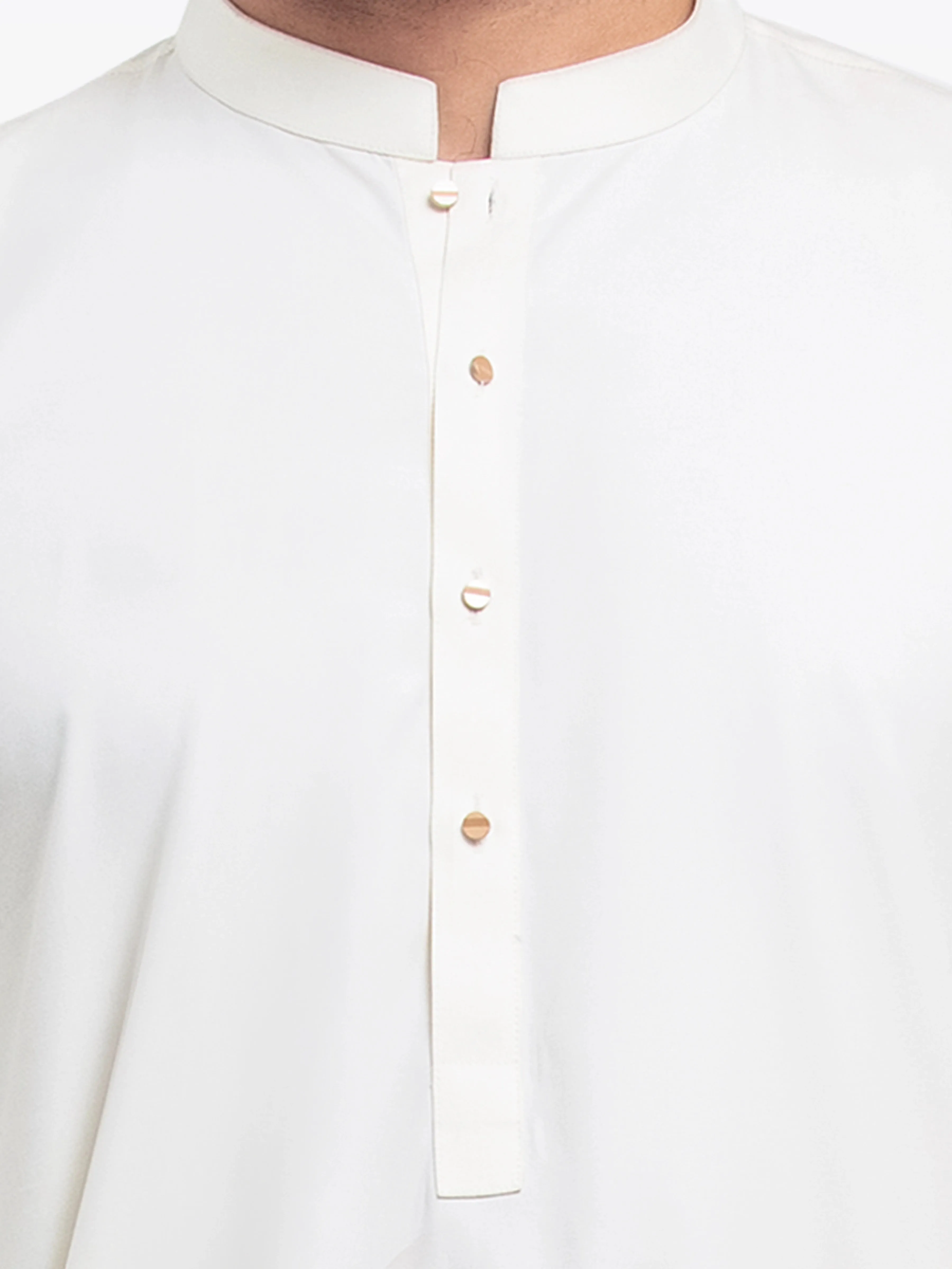 Men's Cream Kurta Pajama - EMTKPT25-051