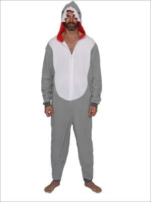 Men's Daddy Shark Union Suit Onesie Pajama Costume