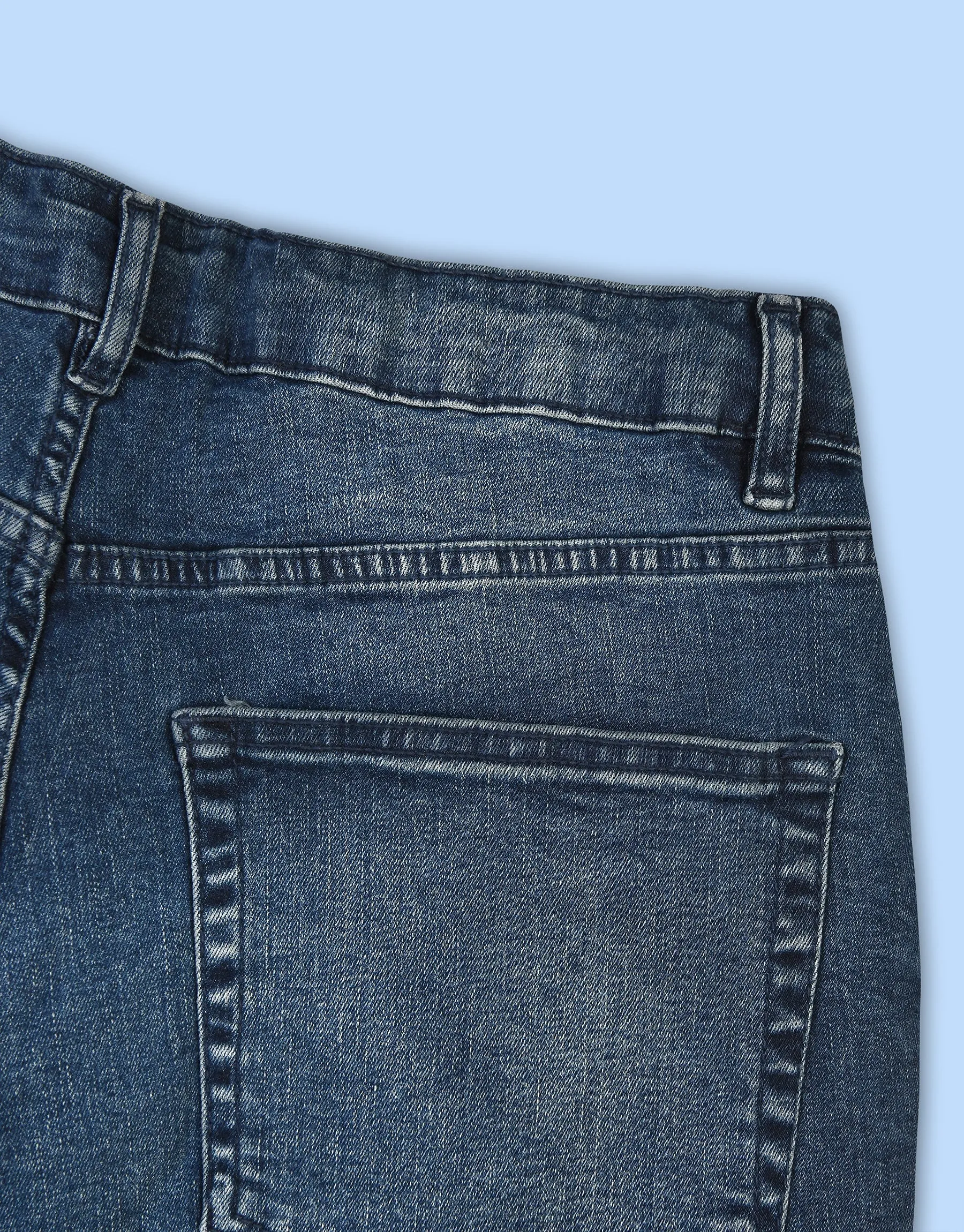 Men's Denim Shorts - OVER DYE
