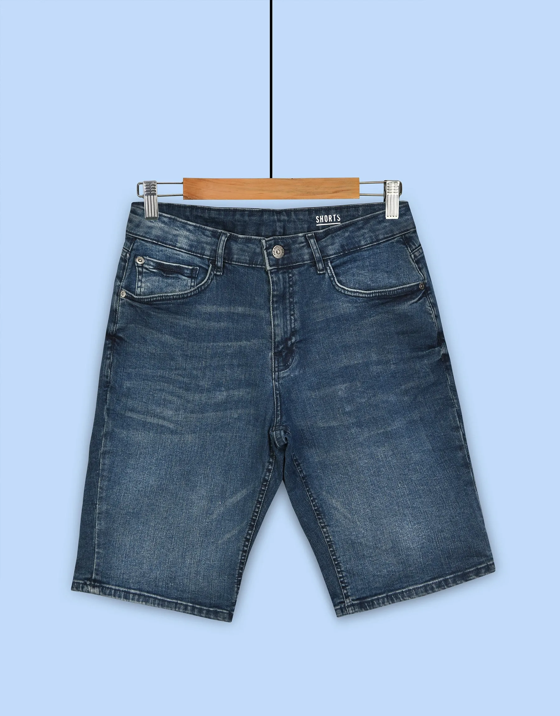 Men's Denim Shorts - OVER DYE