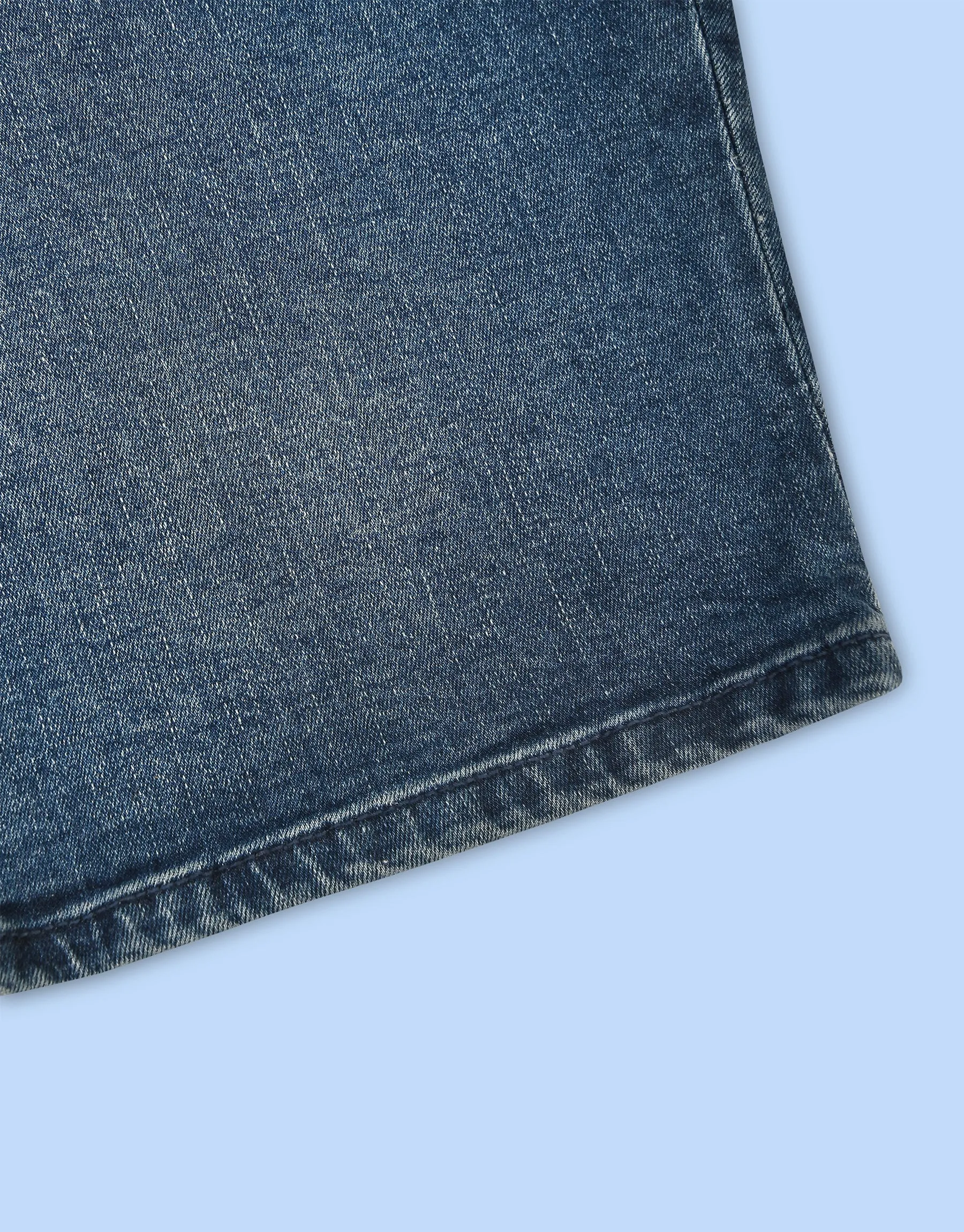Men's Denim Shorts - OVER DYE