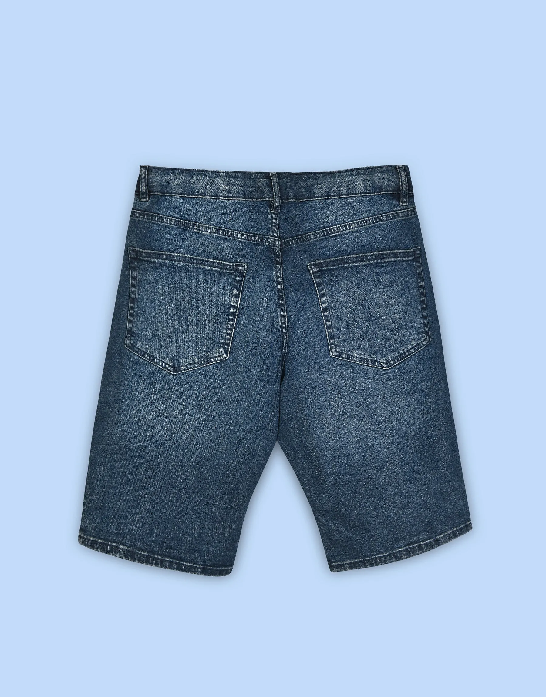 Men's Denim Shorts - OVER DYE