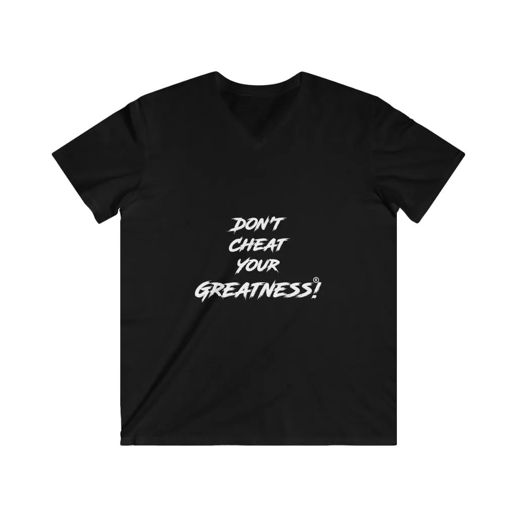 Men's Fitted V-Neck Short Sleeve Tee