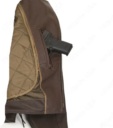 Men's Full Belted Cowhide Biker Jacket