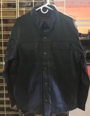 Men's Goatskin Leather Shirt 867