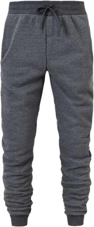 Mens Heavyweight Fleece Workout Joggers Loose Fit Gym Athletic Running Pants Big and Tall Cozy Loose Work Trousers