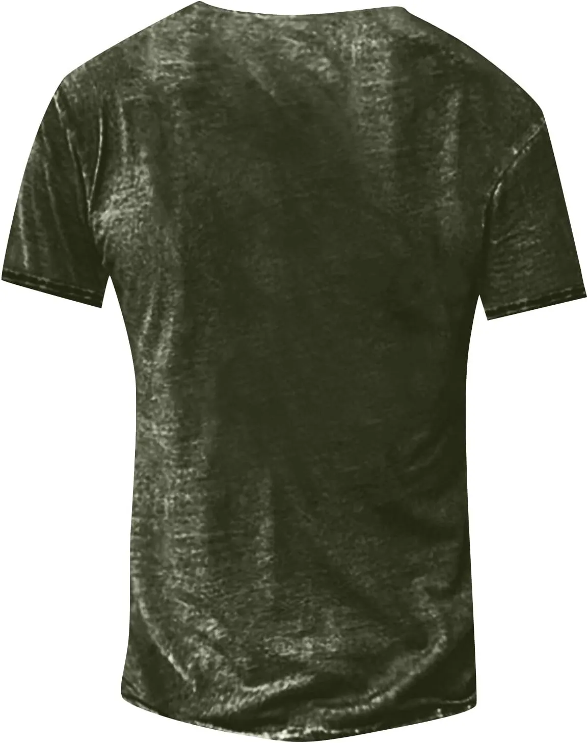 Mens Henley Short Sleeve T-Shirt Large V Neck Button Up Tshirts Funny Shirts 3D Letter Graphic T-Shirts Tees