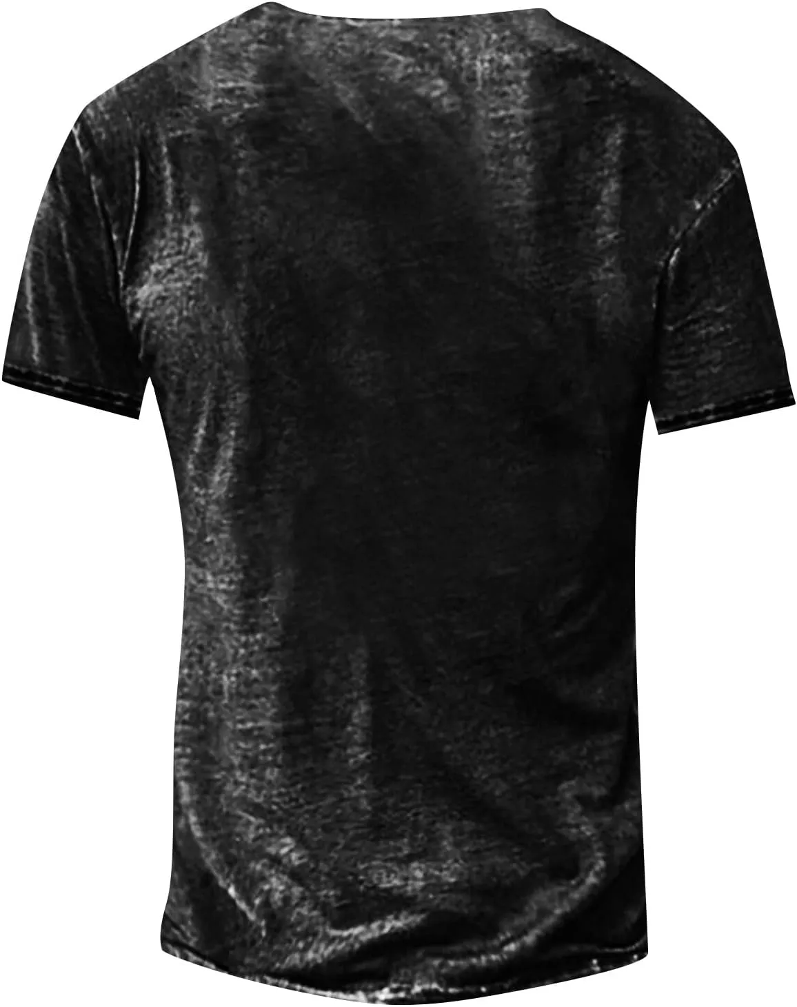 Mens Henley Short Sleeve T-Shirt Large V Neck Button Up Tshirts Funny Shirts 3D Letter Graphic T-Shirts Tees