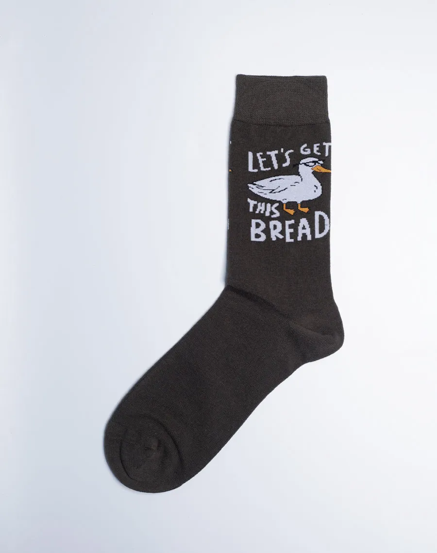 Men's Hustle & Humor Work Crew Socks Pack | 3-Pair Bundle